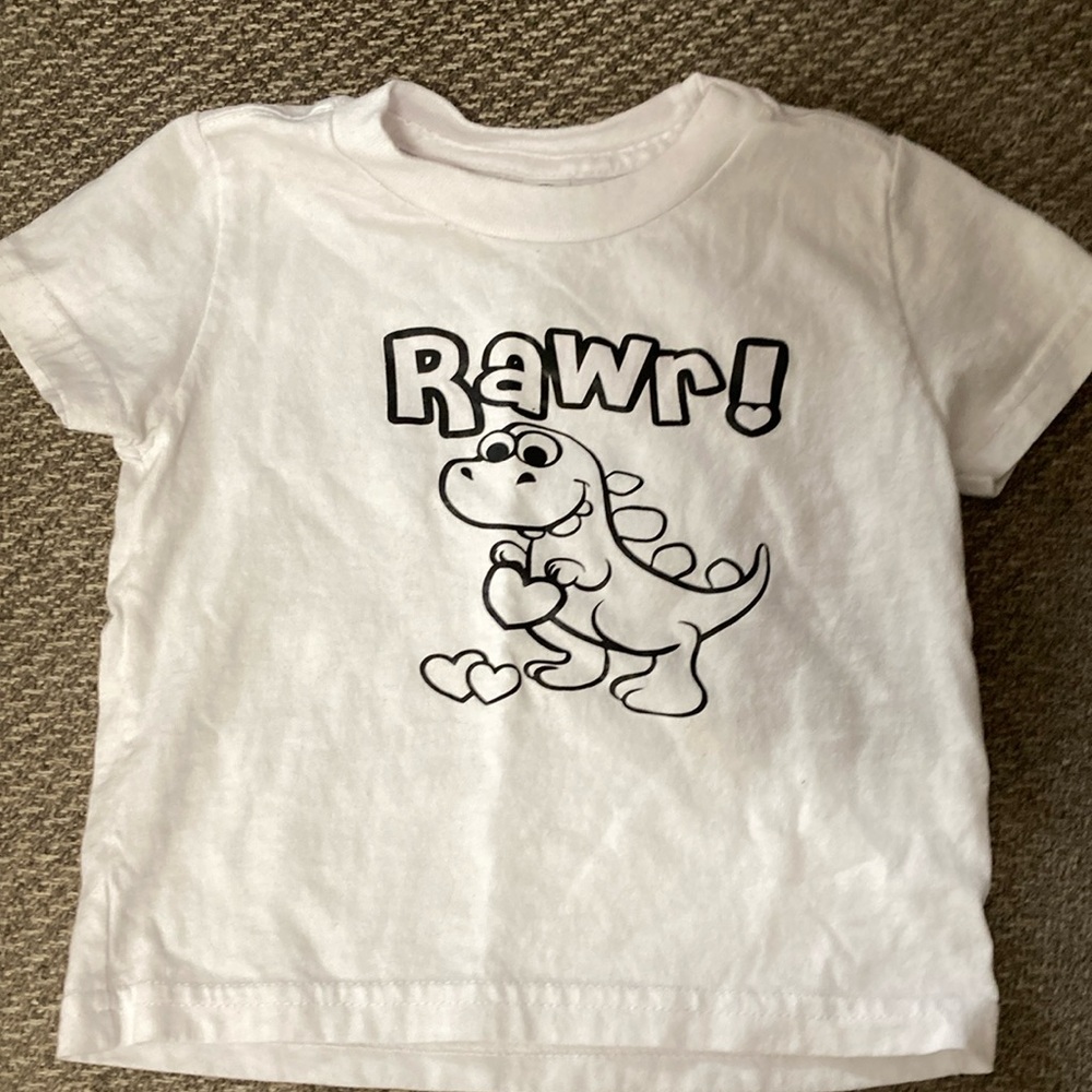 Valentines color me Dino shirt